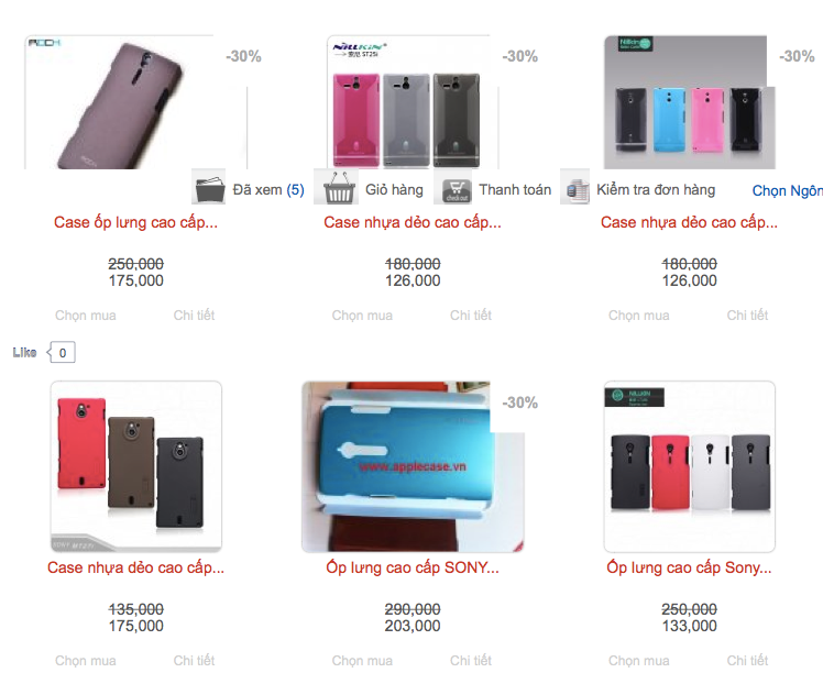 Thanh lí ốp lưng, bao da IPAD, Iphone, Samsung, HTC, Nokia, BB, Sony, giá từ 10k/cái - 36