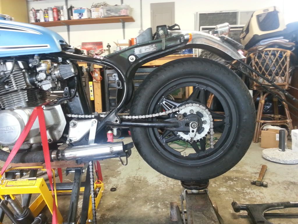 Honda cm400t tire conversion #1