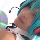Cosplay Hatsune Miku (ver. Gothic) - Vocaloid (por Pah-chan)