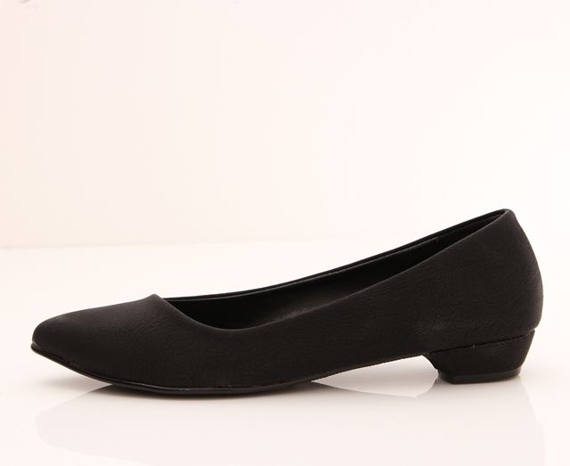 BN Womens Low Kitten Heels Pointed Toe Bling Bling Ballet Flats