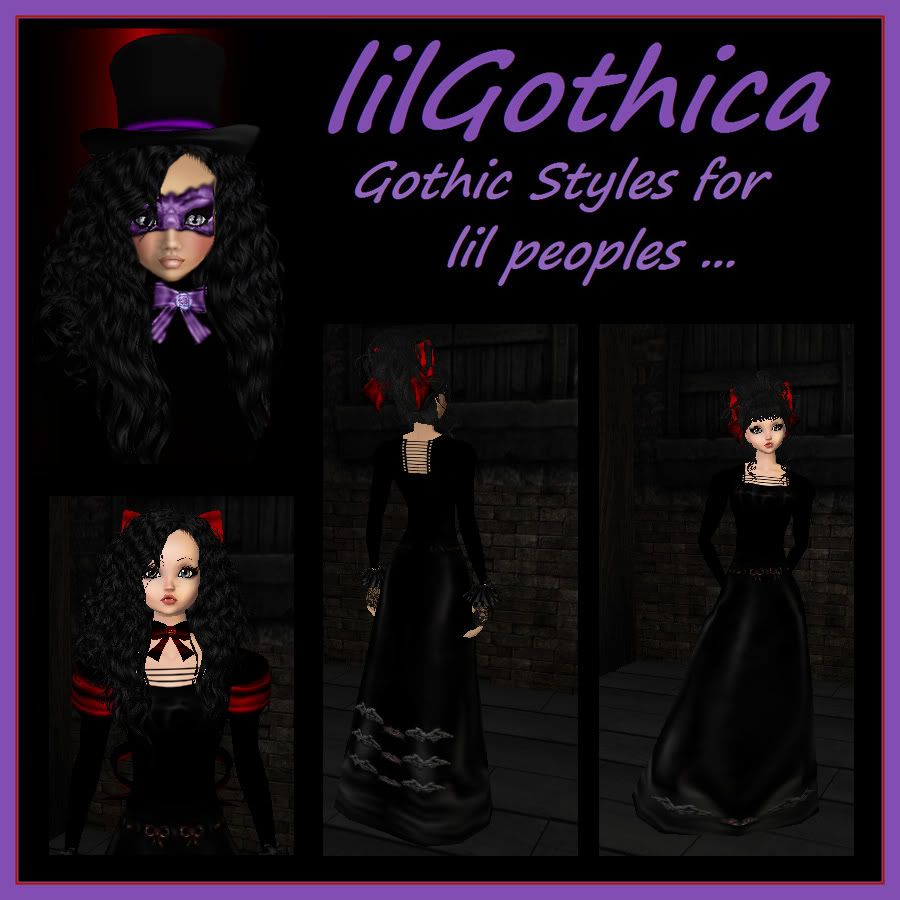 little goth gown black, little goth gown black