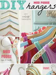 Mod Podge Hangers