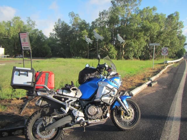 Motorcycle in Gulargambone