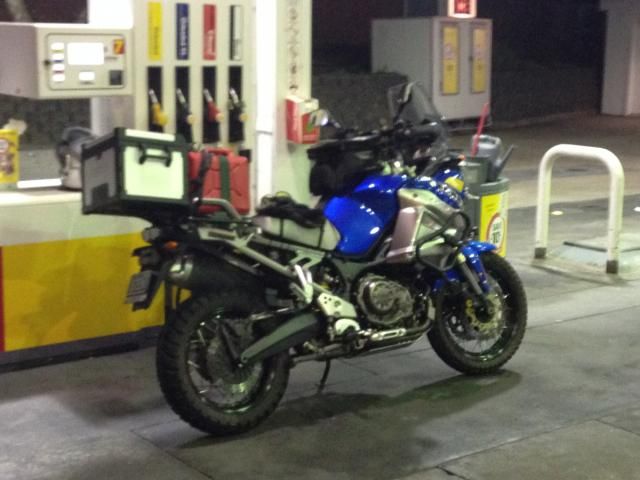 Motorcycle ready to go and fuelled up