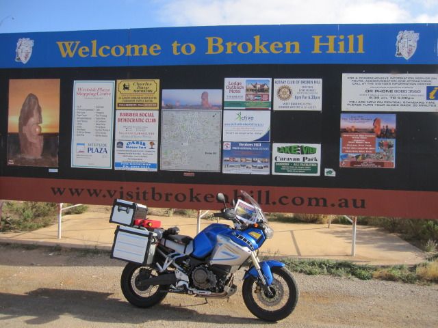 Super Tenere at Broken Hill