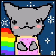 Space Cat GIF photo: Nyan Cat Lick NYAN.gif