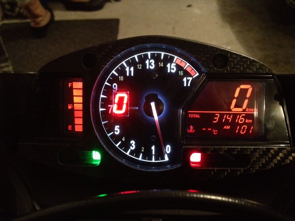 Honda cbr gear indicator