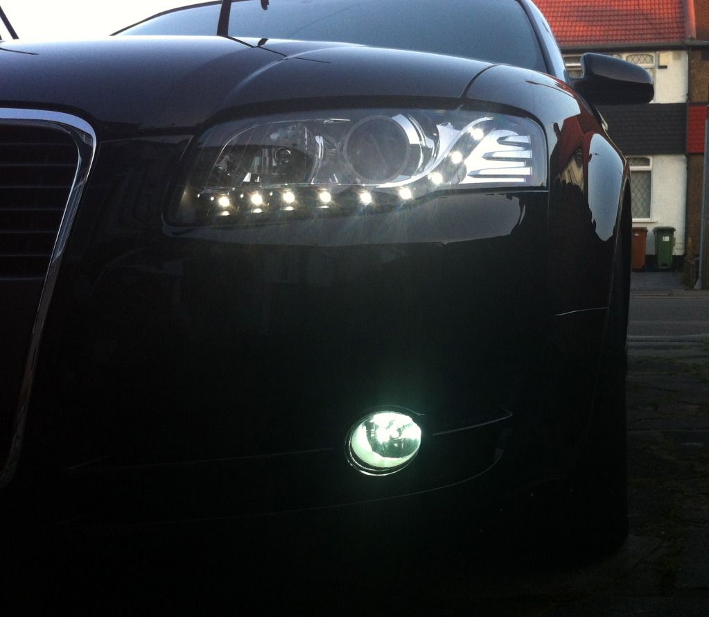 How To Audi A4 B7 led fog lights