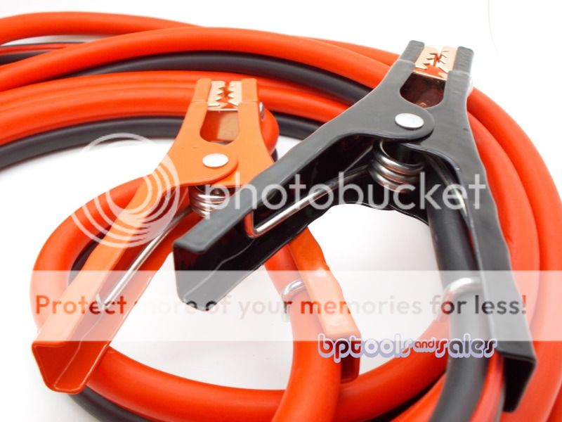   Duty 4 Gauge Booster Jumper Cables Auto Car Jumping Cables 16