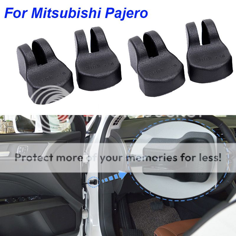 4pcs Door Check Arm Protection Limiting Stopper Case Cover For Mitsubishi Pajero