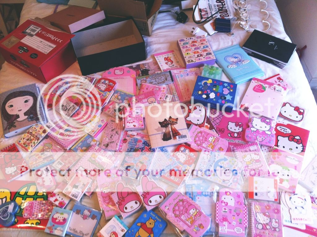 stationery collection, sanrio stationery