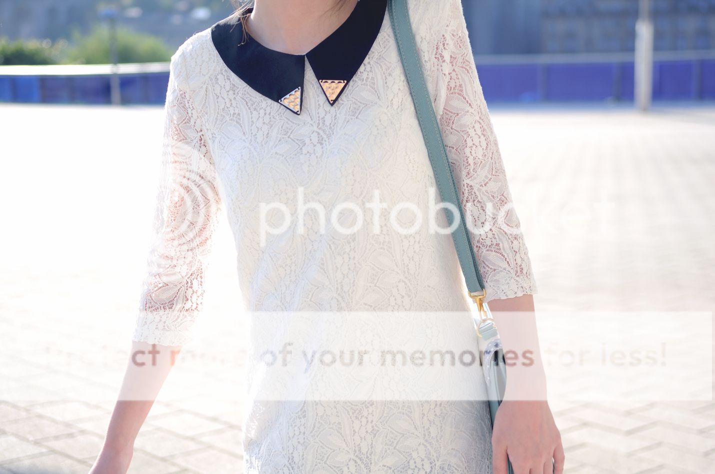 white lace dress, monochrome for summer