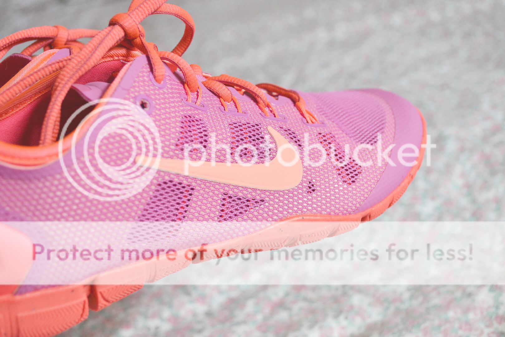 Nike free bionic in pink and purple